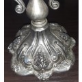 Antique Silver Color Menorah Hanukkah 9 Candle Holder Candlestick Candelabra