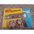 Kodak Tele-Ektralite camera with flash in original box with original film and booklet - Never used