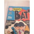 Batman 213 (F-) DC 1969 - Giant (G61) Origins - Alfred, Robin, and Clay face! - EXCELLENT CONDITION