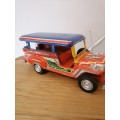 Vintage Promite Model I-80 Philippine Jeepney Metal Car Toy Jeep Parts MCM - DIE CAST