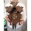 LARGE Cuckoo Clock Made in Germany with Weights WORKING  - Selling as is - 30 CM
