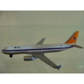 Vintage MINIATURE SAA AIRBUS A320, by SCHABAK, DIE CAST, MINT in BOX