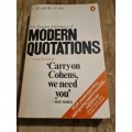 Penguin Dictionary of Modern Quotations - Cohen