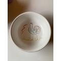 #77 Denby Flair Handpainted Rooster bowl -
