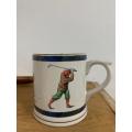 #87 Marks and Spencer mug - golf theme (chipped)