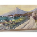 Beautiful Oil Painting Of Lions Head By H Anderson