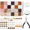 ^^Beading Kit^^  Assorted Glass Pearls , Glass Seed Beads, Gemstone Beads and Tools