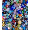 `!! 4.8 Kg Crazy Wednesday !!  Assorted Glass Beads & Findings +/- 10120pcs