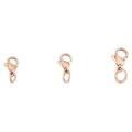 3pcs  Stainless Steel / Rose Gold Tone / Lobster Clasps (3Sizes)