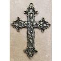 1pc (74x53x3mm)  Tibetan Style / Cross / Antique Bronze / Alloy / Pendant