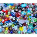 ***Weekend Special ***   Assorted Handmade Lampwork Beads  / Glass Beads & Findings / +/- 3462pcs