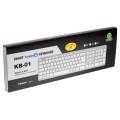 Slim Silver Brushed Lian Bluetooth Full Keyboard - Free Courier Delivery