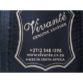 Vivante Genuine Leather Biker Jacket BLACK