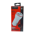 NESTY - 2.1A Dual USB Port Car Charger with Type-C Cable - PTC-022