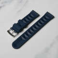Blue Waffle Rubber Strap 20mm/22mm