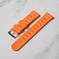 Orange Waffle Rubber Strap 20mm/22mm