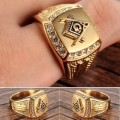 Beautiful Masonic costume ring