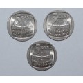 SET OF 3 R5 PRESIDENTIAL INAUGURATION COINS 1994