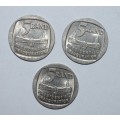 SET OF 3 R5 PRESIDENTIAL INAUGURATION COINS 1994