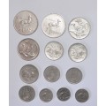 SOUTH AFRICAN COINS LOT - YOUR BID IS FOR ALL 13 COINS