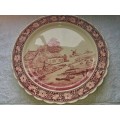 Crown Delfts Plate Beautiful Large 41cm Pink