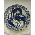 DELFT Wall Plate, Old Woman Reading