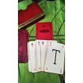 Vintage 1930`s Lexicon Card Game By Waddintons`s Complete Game