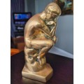 The Thinker - Brass Figurine