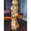 The Thinker - Brass Figurine