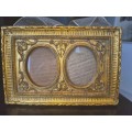 Vintage Double  Gilded Picture Frame