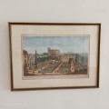 A View of the Seat of Belvedere in Vaticano near Rome. Vue de la Maison de Belvedere dans la Vatican