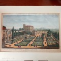 A View of the Seat of Belvedere in Vaticano near Rome. Vue de la Maison de Belvedere dans la Vatican