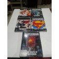 5 X DC GRAPHIC NOVEL HARDCOVER COMICS  (TO CHOOSE OR TAKE ALL )