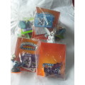 10 X SKYLANDERS FIGURES(WITH CARDS AND STICKERS)ONE BID FOR ALL