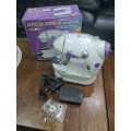 MINI SEWING MACHINE WITH DOUBLE THREADS AND 2 SPEED CONTROL