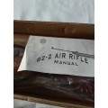 AIR RIFLE(MILITARY TRAINING DESIGN)CALIBER 4,5MM 5,5MM