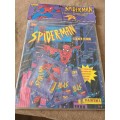 SPIDERMAN STICKER ALBUM KIT INCL.18 STICKETS,PAPERBACK COMIC,ETC..