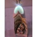 SPIRITUAL LIGHT UP ANGEL AND BABY JESUS FIGURE