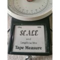 2 IN ONE SCALE AND TAPE MEASURE