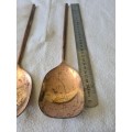 PAIR OF HEAVY COPPER CUTLERY