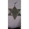 STAR OF DAVID SILVERPLATED HOME BLESSINGS