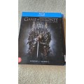 GAME OF THRONES 5 DISC BLUE RAY DVDS