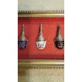 THAI AND SIAMESE COLLECTABLES.MASKS(1900)22 X 12CM