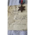 WW2 SOUTHERN RHODESIA AIR FORCE STAR MEDAL (1939-1945)