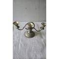 IANTHE 3 BRANCH SILVERPLATED CANDLEBRA(SEE MARKINGS)