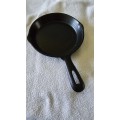 SOLID CAST IRON  PAN(MINT CONDITION)