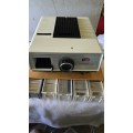 BRAUN PROJECTOR INCL.5 TRAYS SLIDES*(APPROXIMATELY 160 SLIDES-1960`s )E