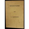 GOUD OF PAPIER deur C. J. Langenhoven - beperk to 200 genommerde kopies