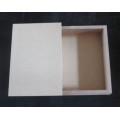 The Velvet Attic - Wood blank MDF - Book Box - Small