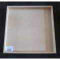 The Velvet Attic - Wood blank MDF - Wooden Canvas - Square - 50x50x2cm